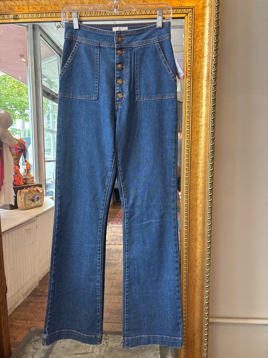 Sezane Size 6 Jeans