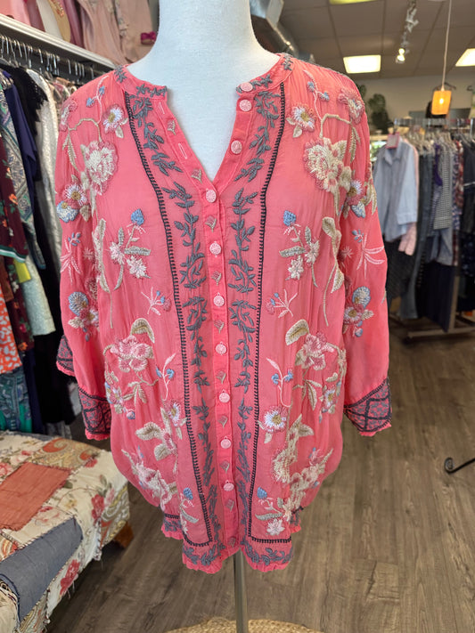 Johnny Was Size XXL Shirt