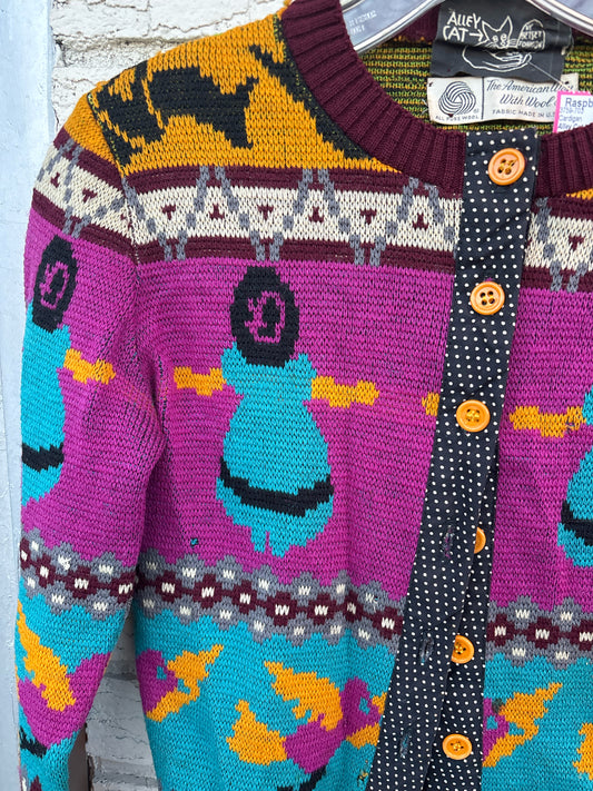 Alley Cat by Betsey Johnson Size XS Cardigan